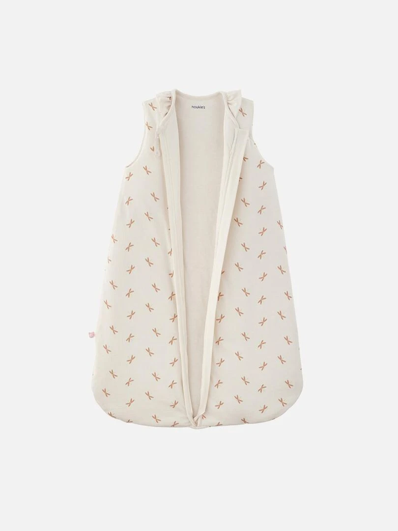 Gigoteuse 70 cm imprimé libellules en jersey    Noukie's   Blanc