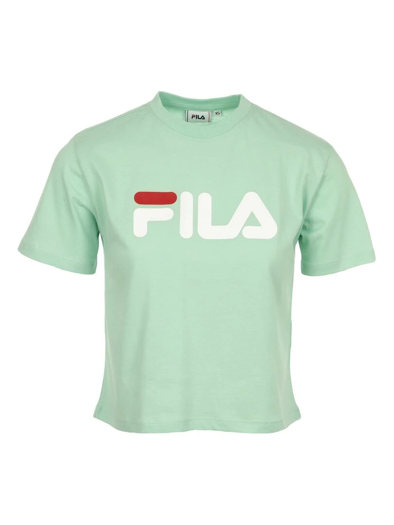 T shirt Fila Viivika Cropped Tee Wn's Vert clair