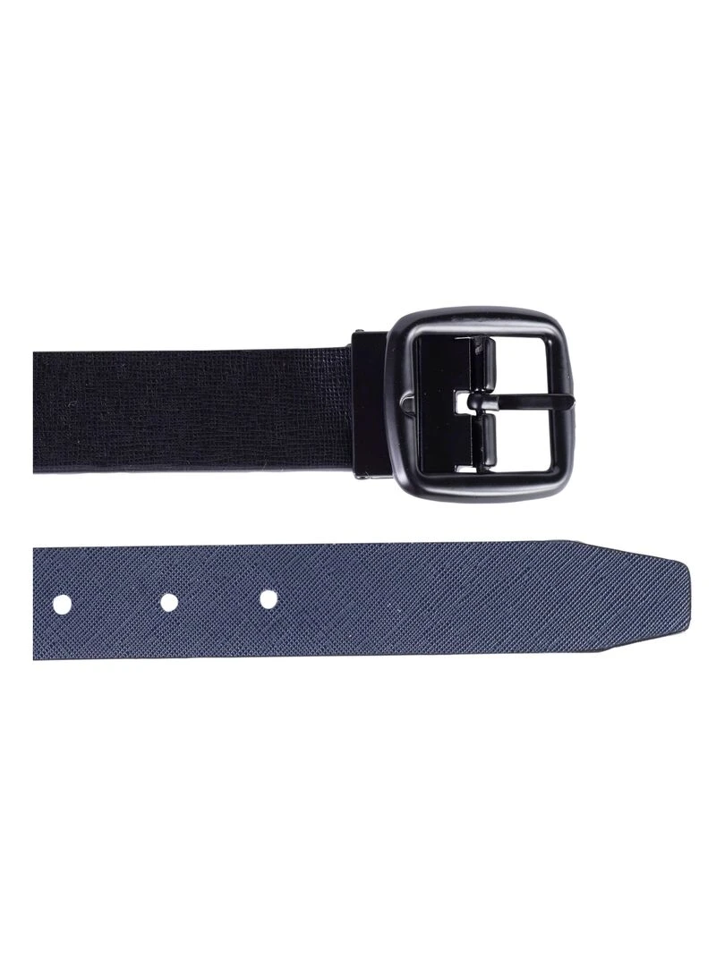 Ceinture 2 en 1 réversible Noir/Marine Noir Bleu marine Noir