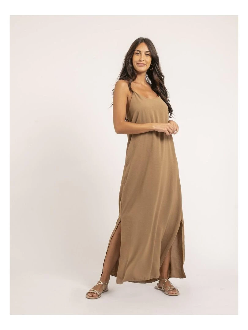 Robe longue IGGY Beige