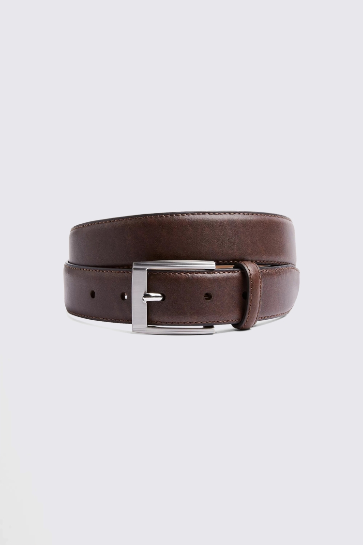 Brown Leather Belt Buy Online at Moss