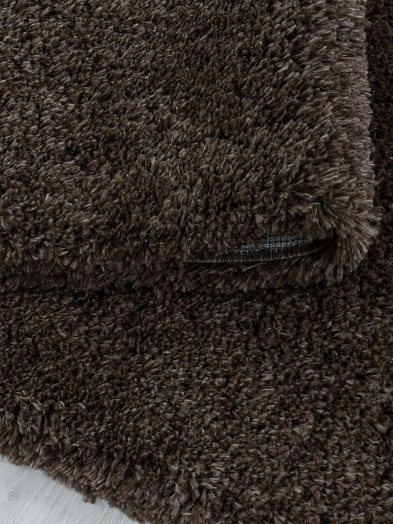 Tapis shaggy UNI B OEKO TEX® Marron