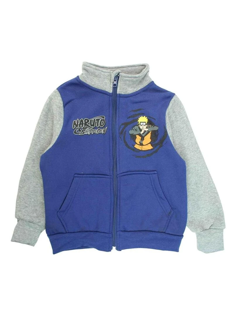 Disney Veste garçon imprimé Naruto Bleu