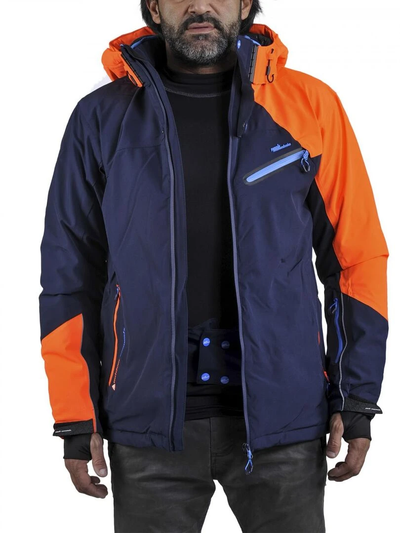 Blouson de ski homme CALIS   PEAK MOUNTAIN   Bleu marine