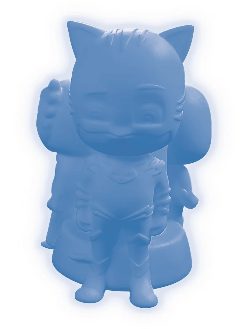 Les Pyjamasques Veilleuse En 3d Env 20 Cm Avec Diffusion Lumière En Couleurs Transparent