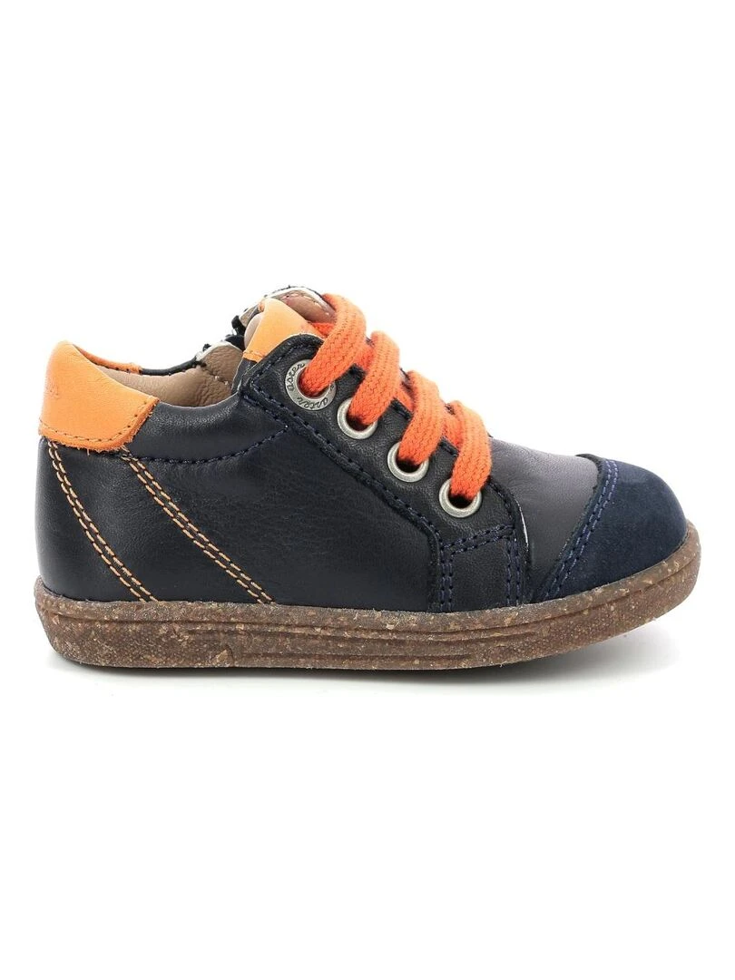 Sneakers hautes Cuir Wanice Bleu marine