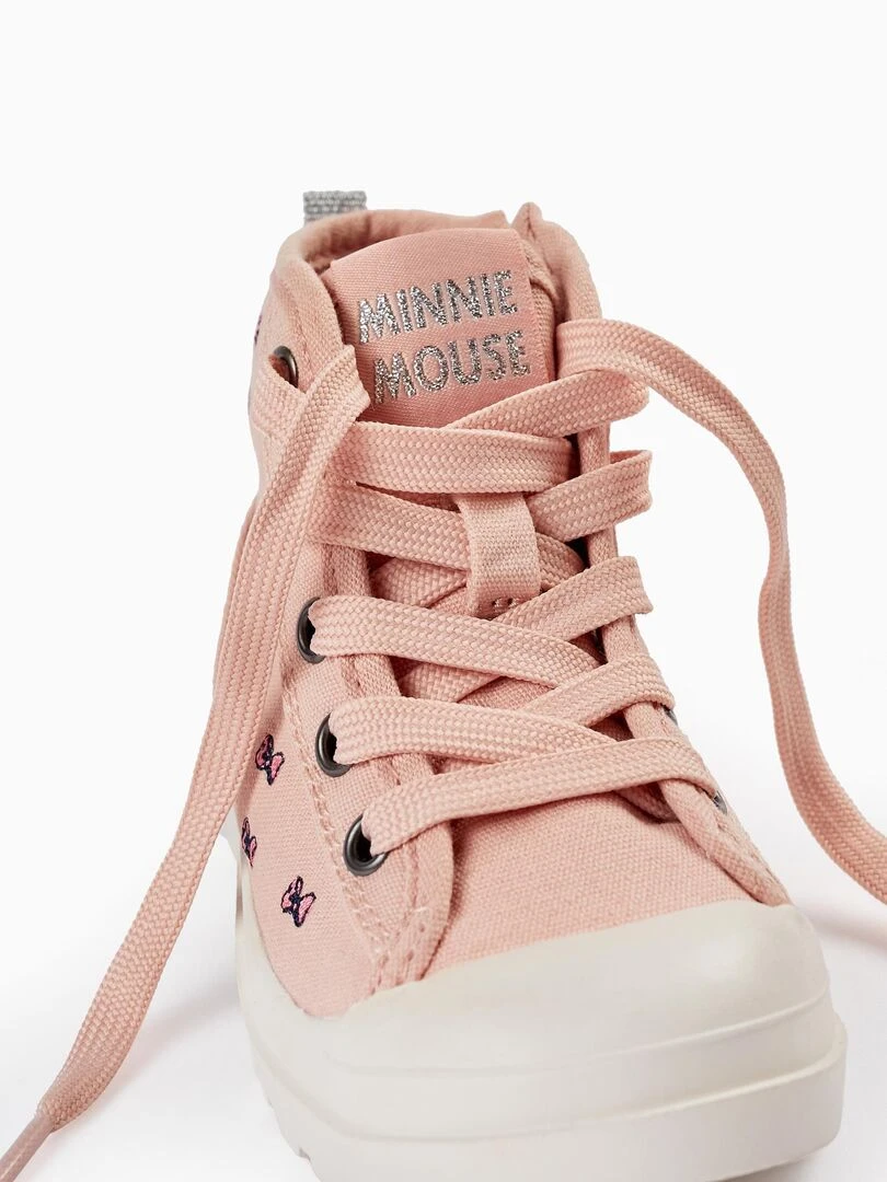 Baskets montantes pour bébé fille 'Minnie'  MINNIE   Rose clair