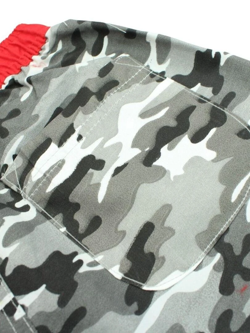 Nasa   Short De Bain garçon imprimé logo   Gris