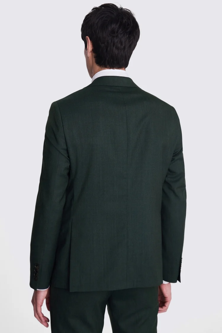 Italian Tailored Fit Green Half Lined Jacket    Buy Online at Moss