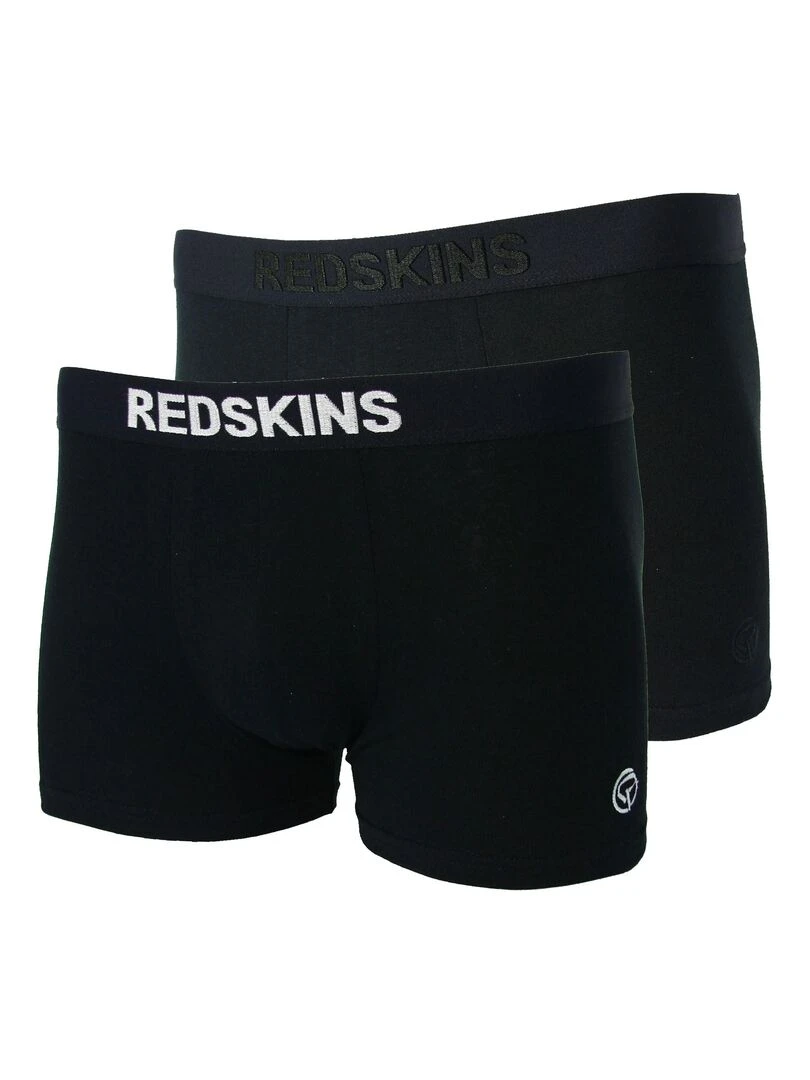 Boxer Redskins Pack De 2 Bx05 Noir