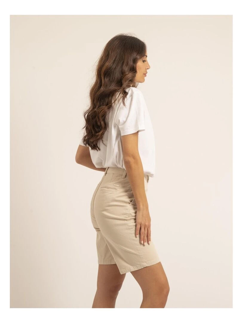 Bermuda chino slim XILAMA   Beige