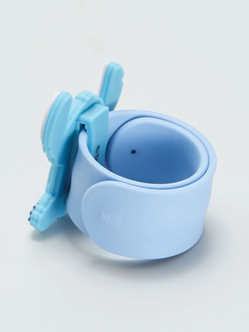 Bracelet clap 'Stitch'   Bleu