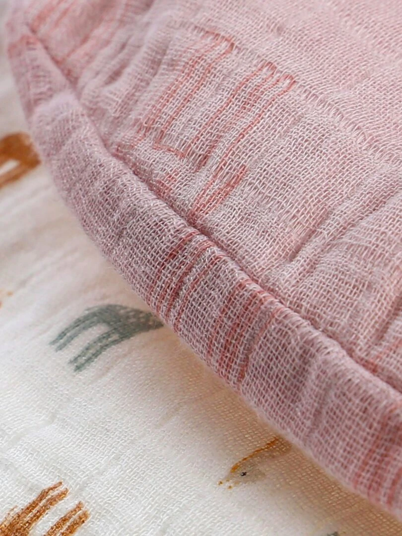 Set coussin ergonomique + 2 housses  et   Rose