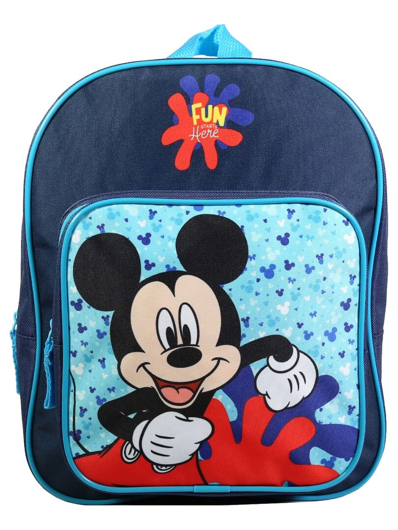 BAGTROTTER Sac à dos 31 cm avec poche maternelle Disney Mickey Bleu Bleu