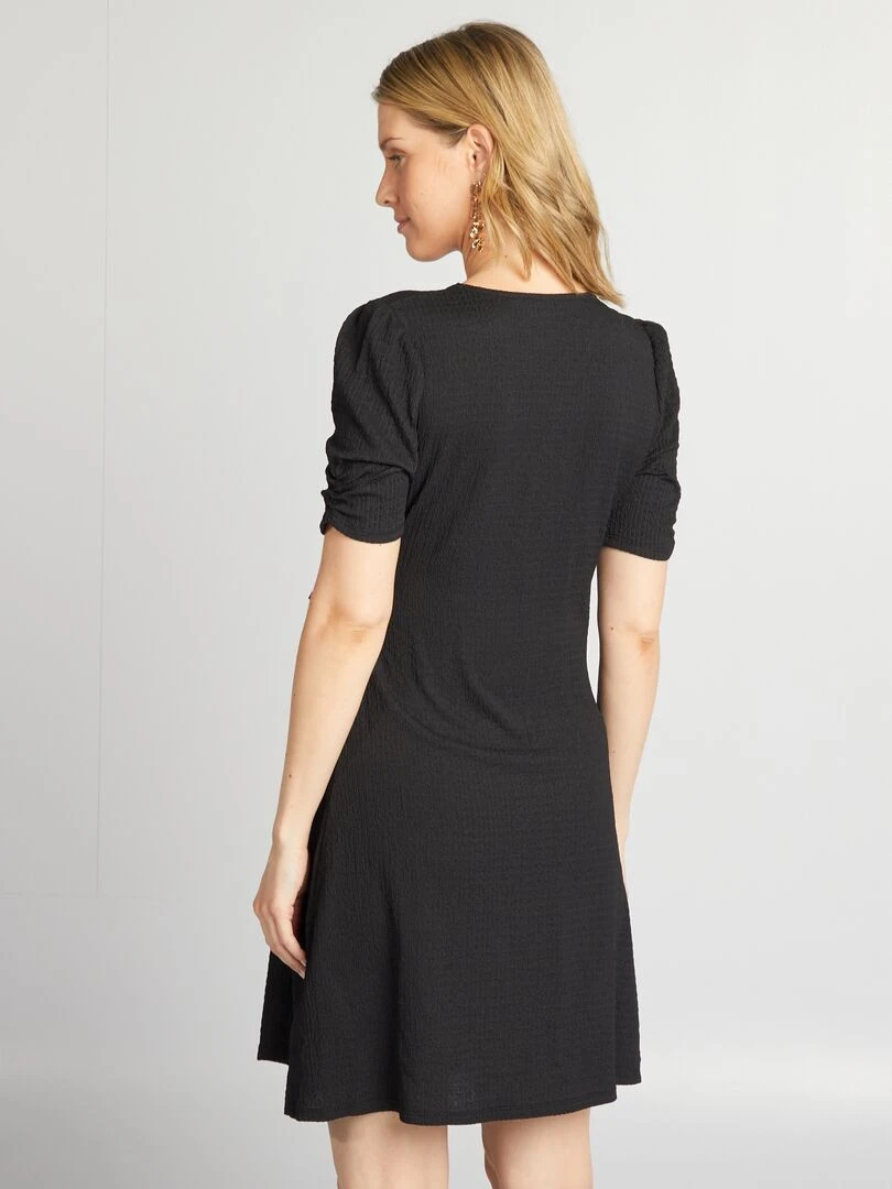 Robe courte grossesse   noir