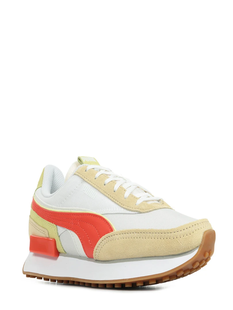 Baskets Future Rider Double Blanc