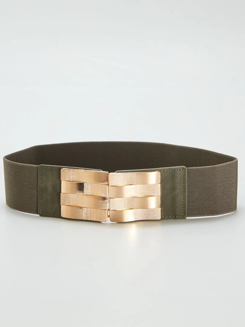 Ceinture élastique Kaki