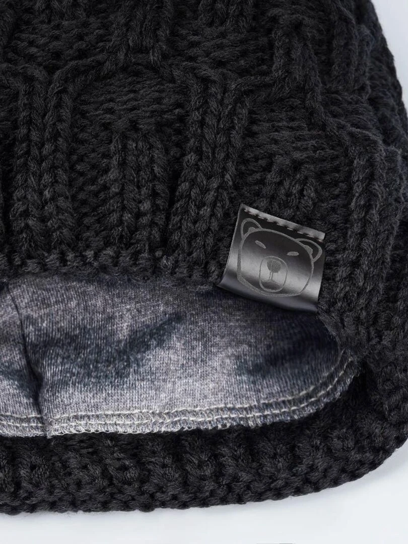 Ensemble Snood Bonnet Maribel   Made in UE   Noir