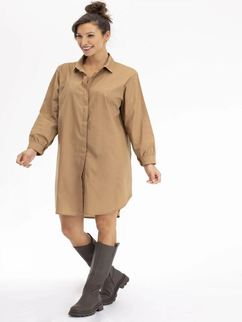 Robe  CARLY   Gérard Pasquier   Marron