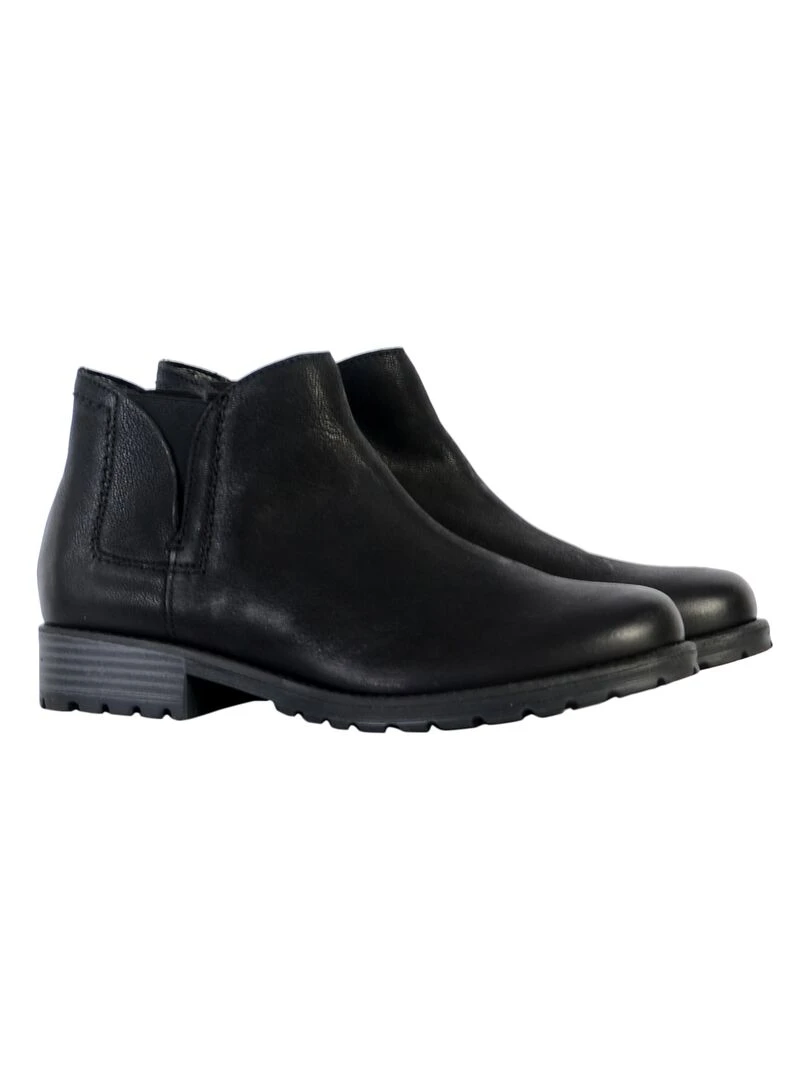 Bottine à Elastique Clarks Clarkwell Demi   Noir