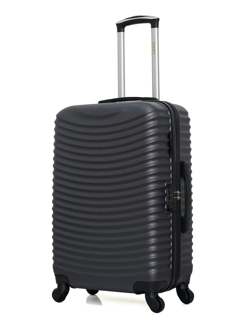 HERO VALISE WEEKEND ABS ETNA 65 CM 4 ROUES Gris foncé