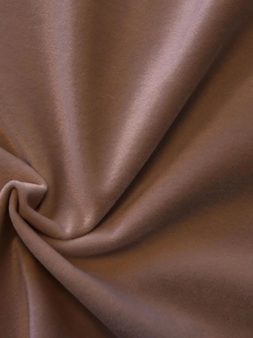Coussin velours uni déhoussable Taupe