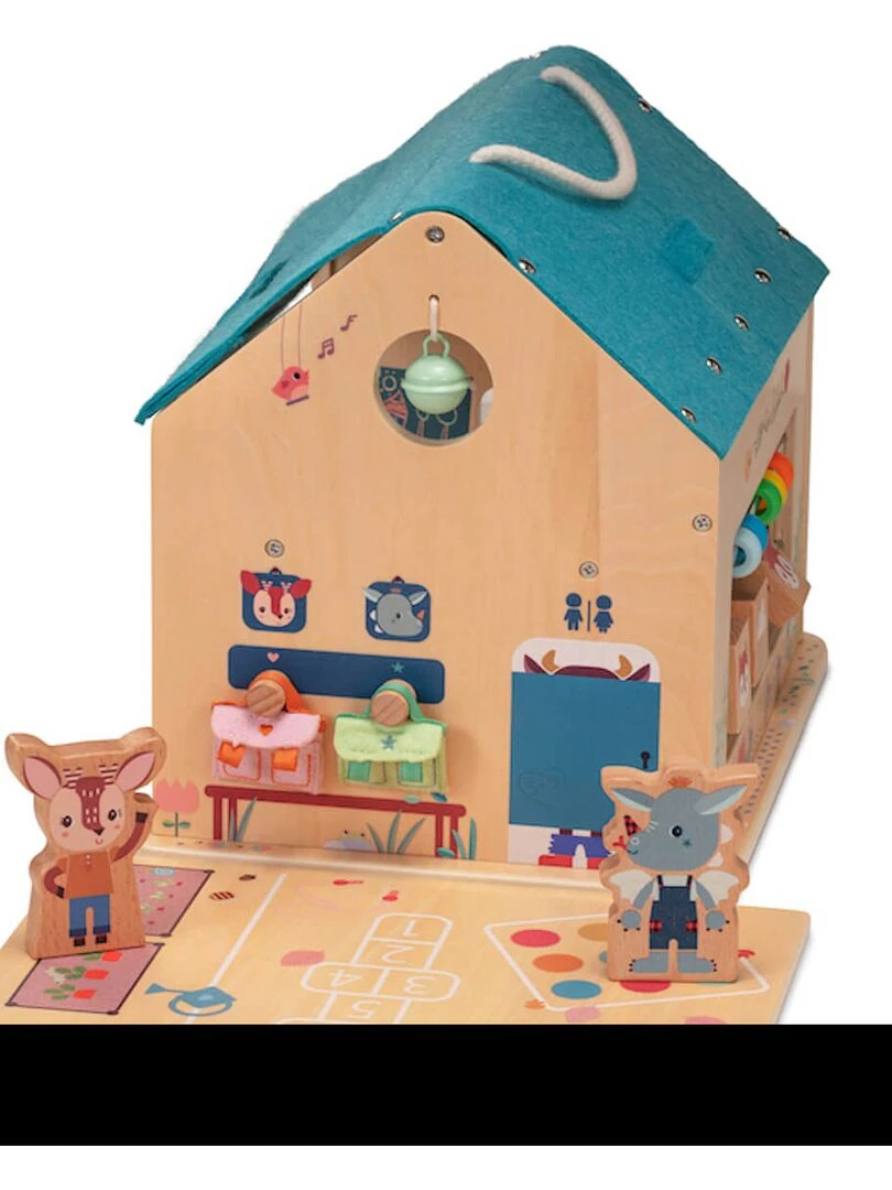 Jeu d'activités en bois Ma première école   N/A
