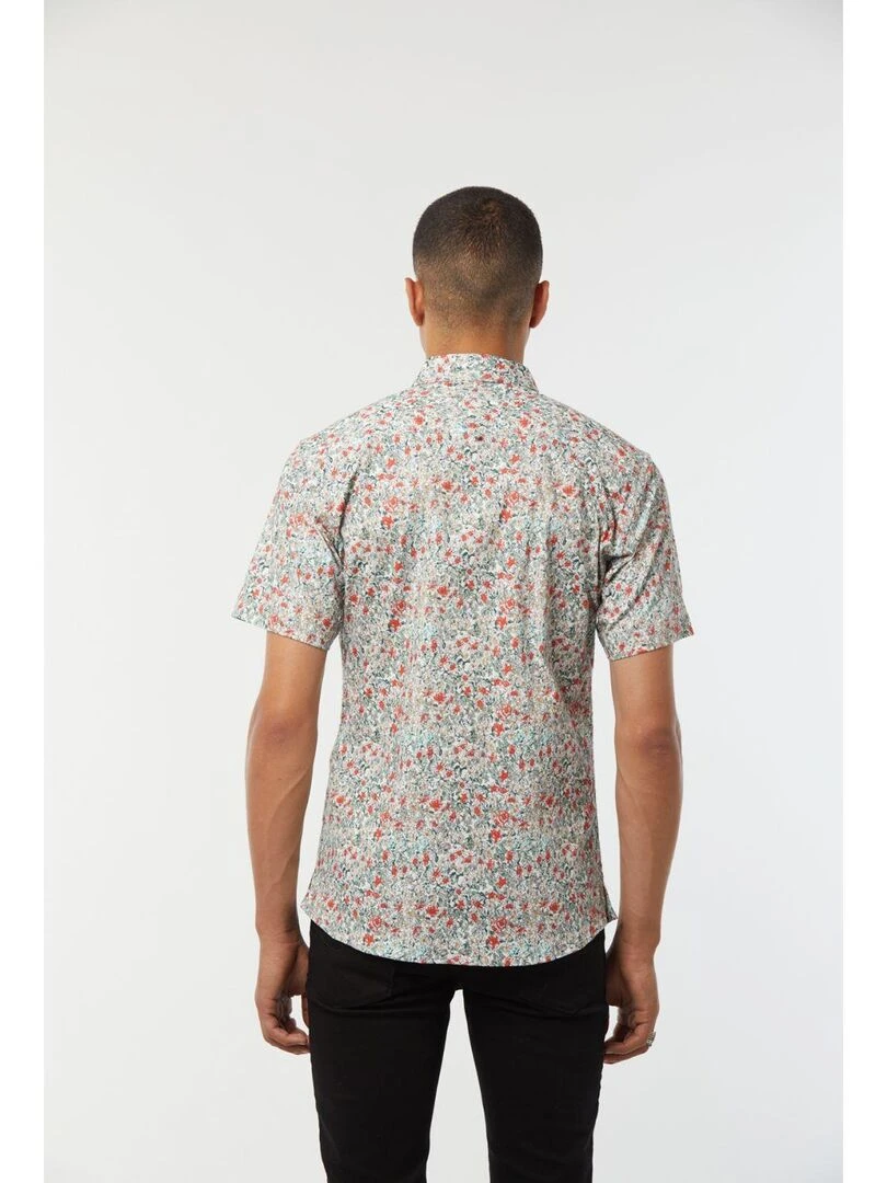 Lee Cooper Chemise manches courtes coton regular DOUPI Blanc