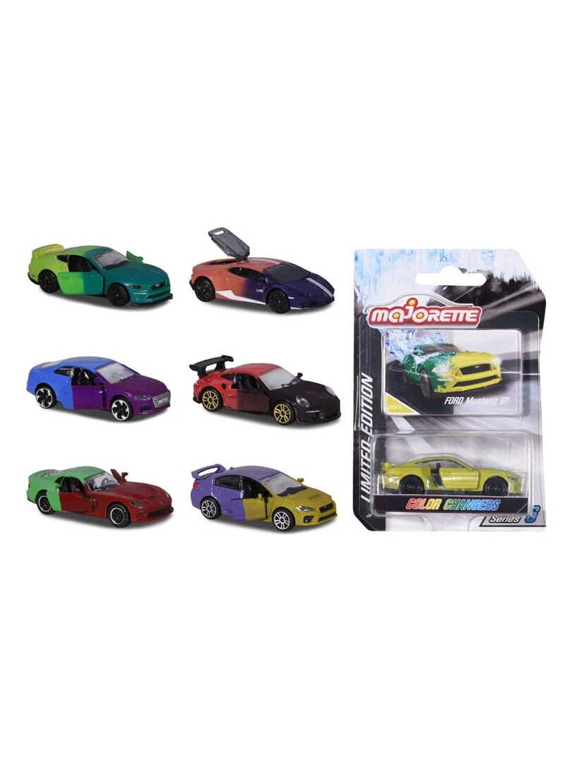 Véhicule à changement de couleur Majorette   N/A