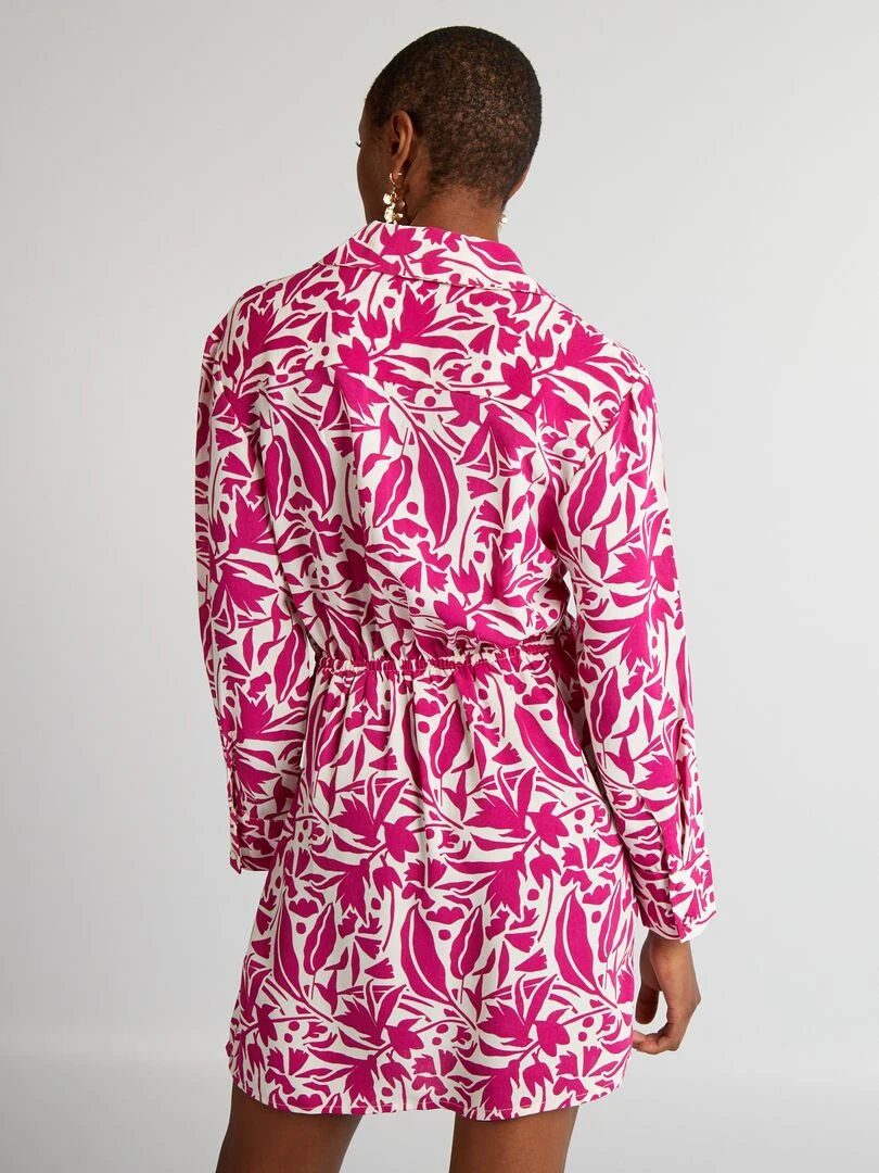 Robe à nouer fantaisie   Rose