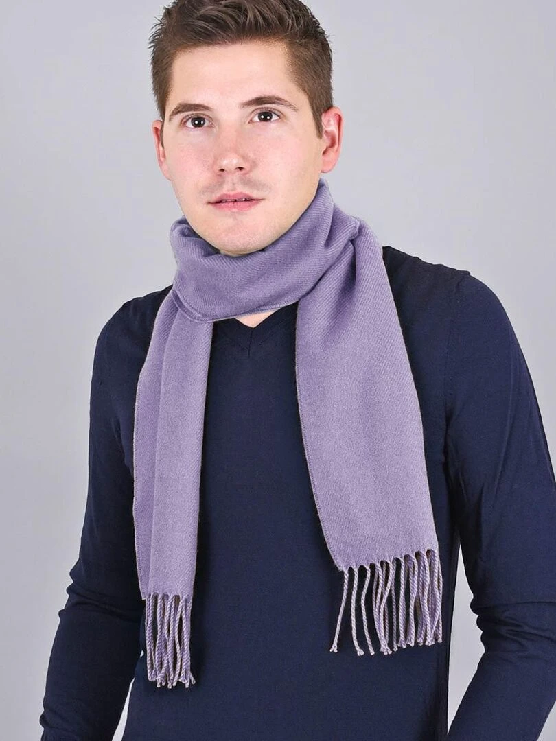 Echarpe Fely Fabriqué en France Mauve lilas