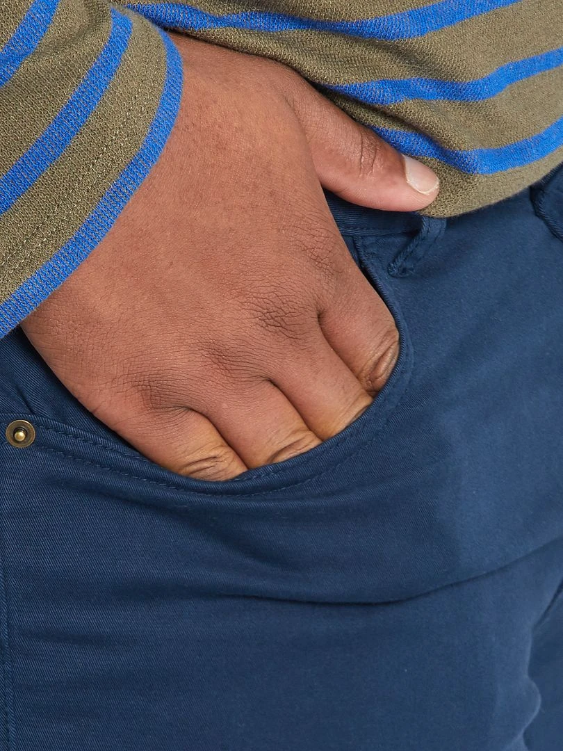Pantalon slim   L34   bleu marine