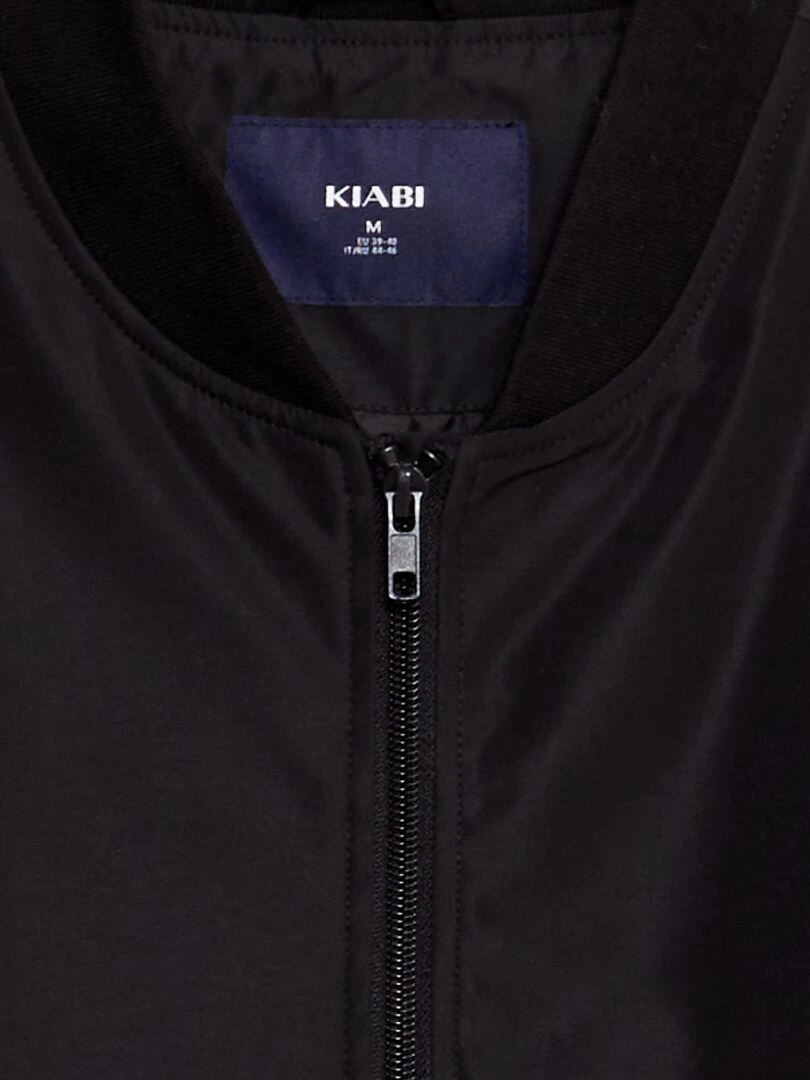 Blouson avec col ras du cou   Noir