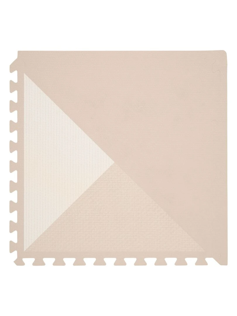 Tapis de jeu mousse KYTE PUZZLEMAT MOCHA Beige