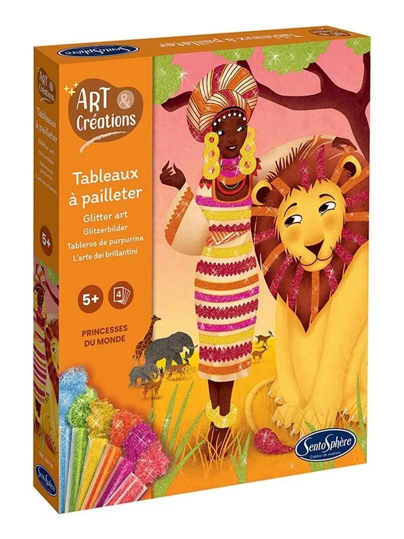 Tableaux a pailleter Princesses du monde N/A