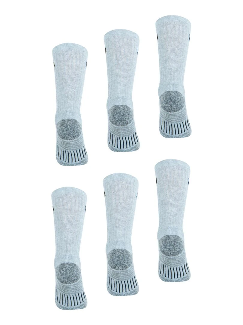 LOT DE 6 PAIRES DE CHAUSSETTES WILSON GRIS   Gris