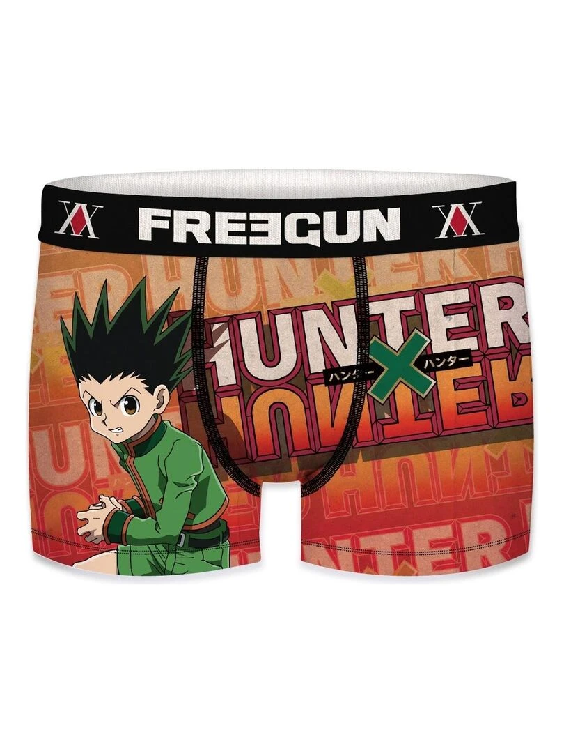 Lot de 3 Boxers enfant Hunter X Hunter Freegun   Rouge