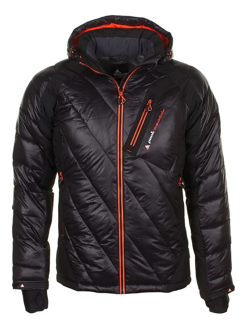 Blouson de ski homme CYBRID PEAK MOUNTAIN Noir Orange