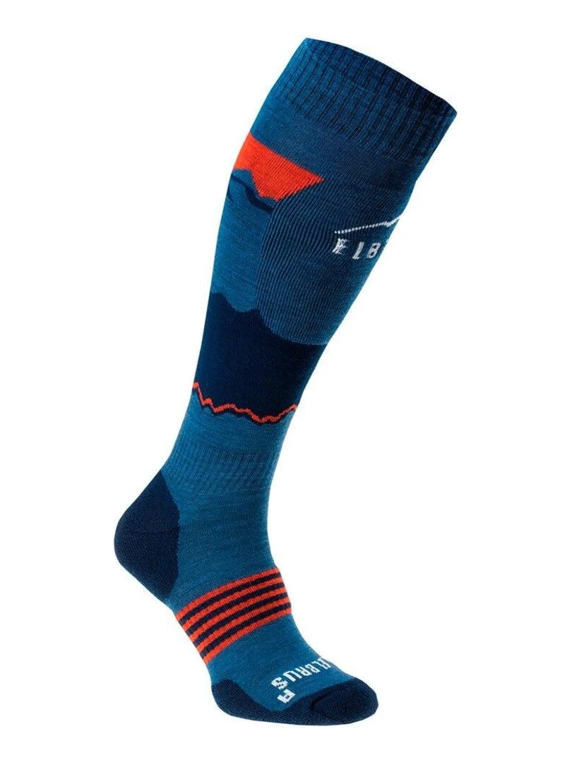 Elbrus Chaussettes de ski SURIN Bleu Rouge