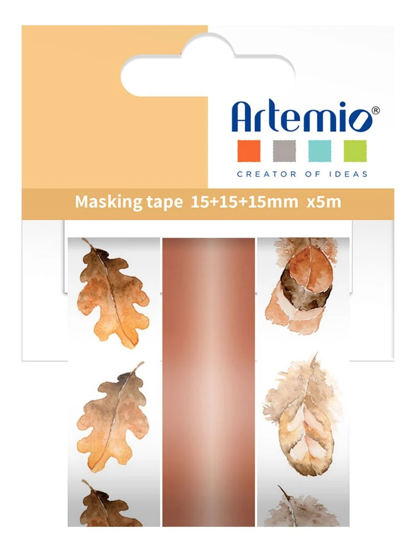 3 Masking Tape Automne 15 mm x 5 m   N/A