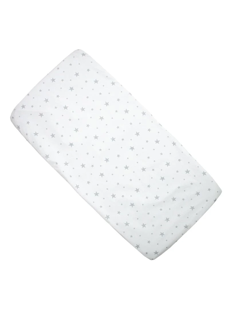 Drap housse berceau en coton Stella Multicolore
