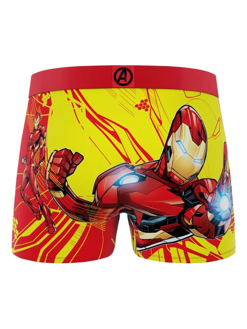 Lot de 3 boxers enfant Marvel Freegun   Bleu