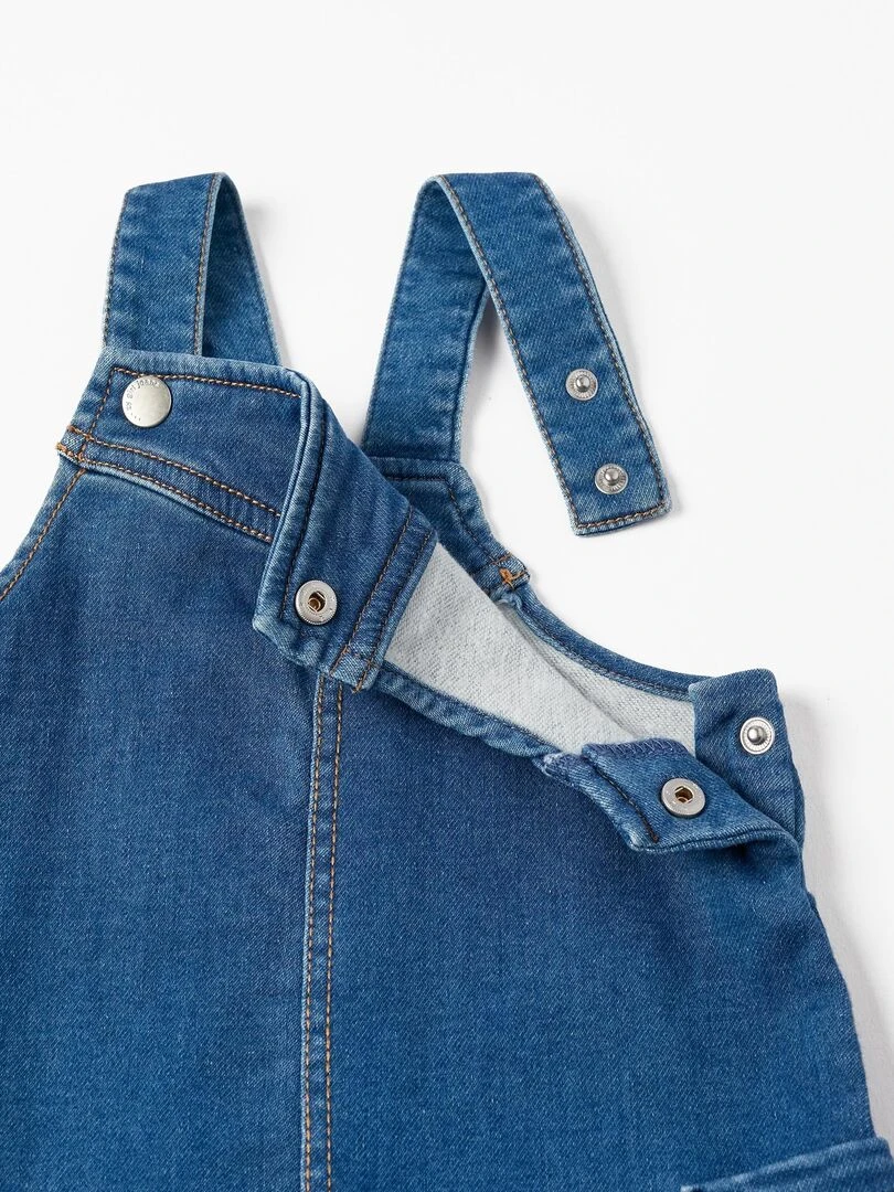 Robe Salopette en Jean pour Bébé Fille  NORTHERN CALLING   Bleu