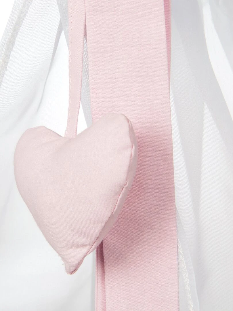 ROBA Berceau de Poupée Complet "Scarlett"   Inclus Textile   Rose/Blanc   N/A