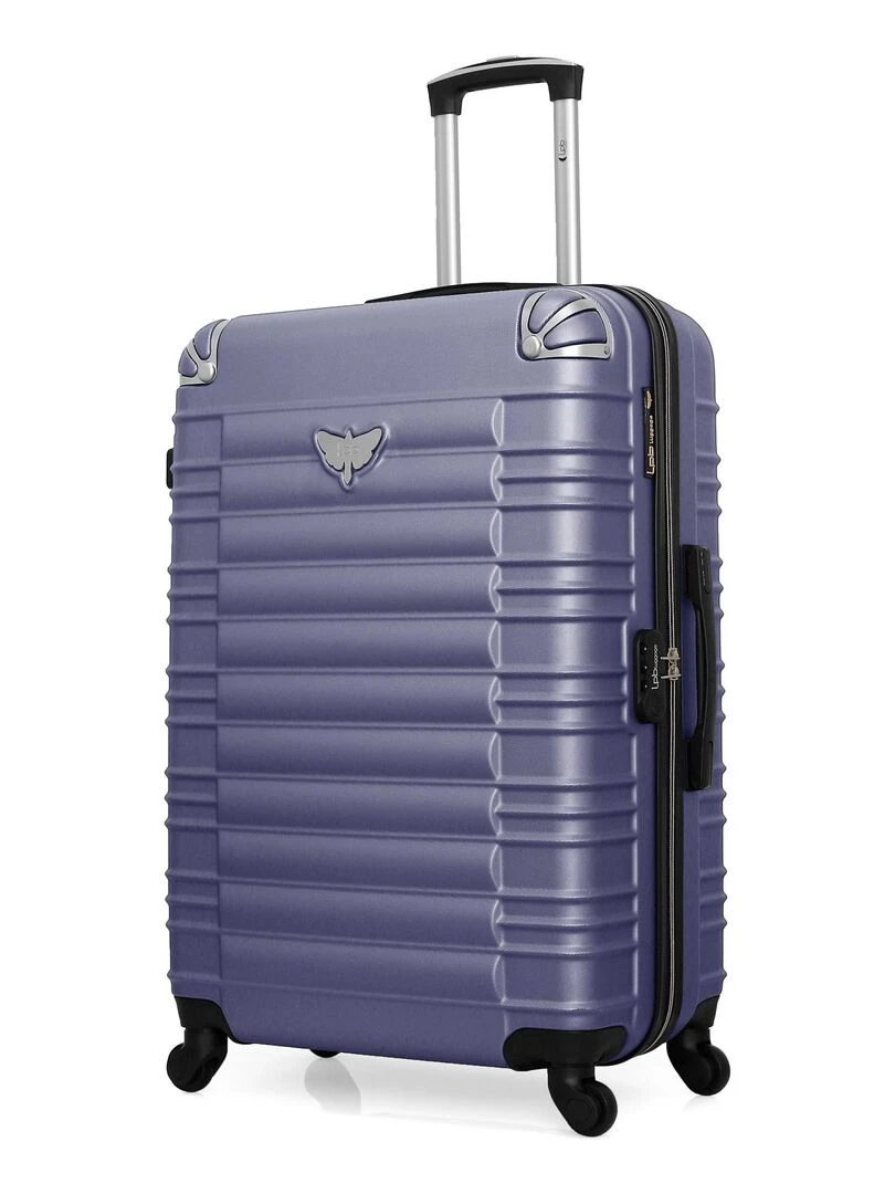 LPB LUGGAGE VALISE GRAND FORMAT ABS GIULIA 4 ROUES 75 CM Violet