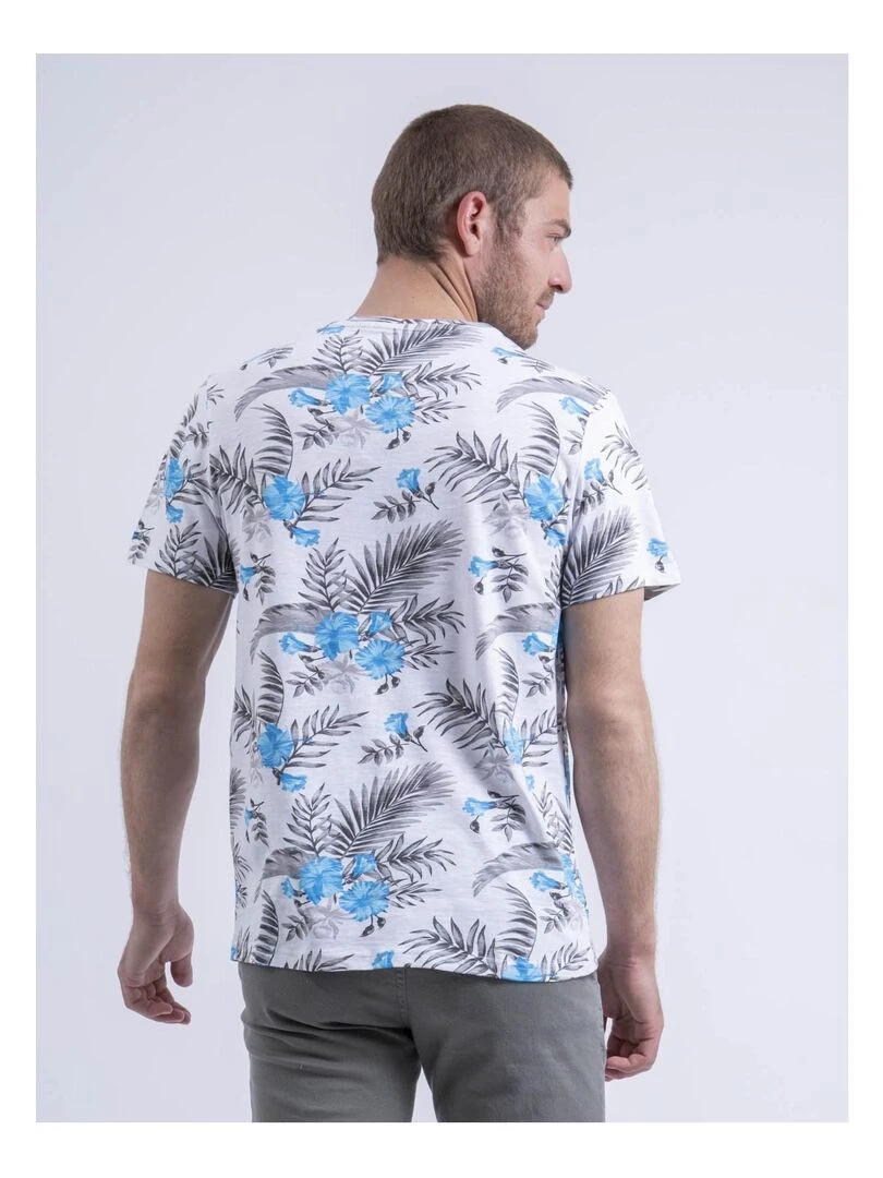 T shirt col rond NIRITIX Bleu