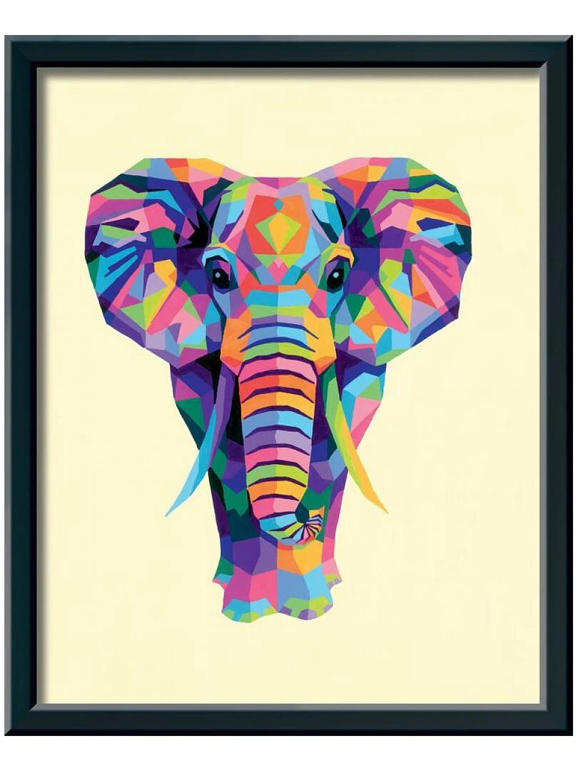 Creart Grand Elephant Peinture Au Numero   N/A