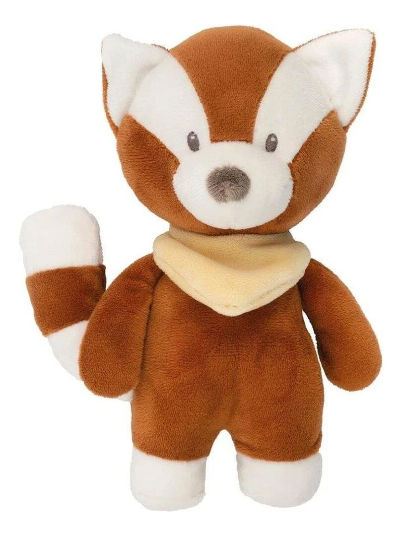 Hochet peluche Boris panda roux Boris & Jungo (21 cm)   Marron