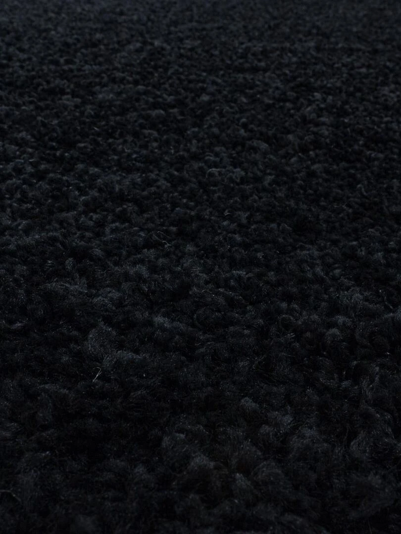 Tapis shaggy UNI I OEKO TEX® Noir