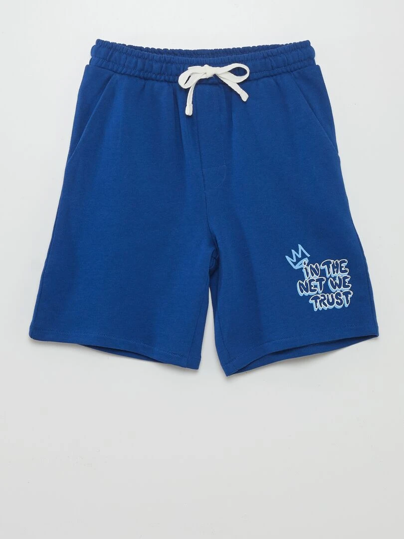 Short de bain imprimé   Bleu moyen